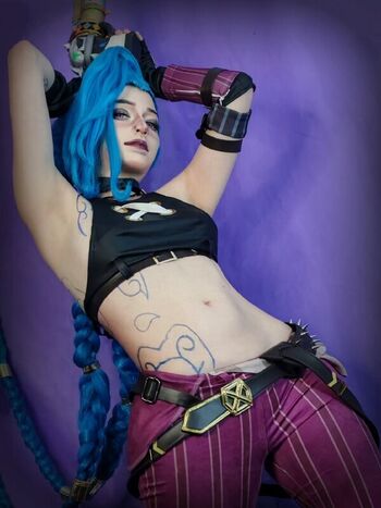 Full leaked Jinx cosplay arcane private onlyfans photo