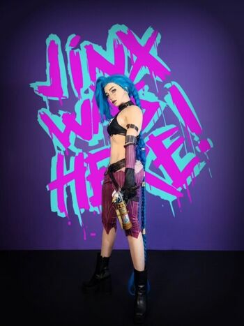 Full leaked Jinx cosplay arcane private onlyfans photo